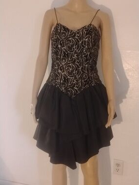 Candice Candice Los Angeles Vintage 80's Prom Dress 7/8 Mint